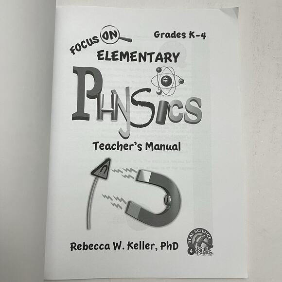 Focus On Elementary Physics Teachers Manual By Rebecca W Keller Paperback Book - Picture 2 of 6